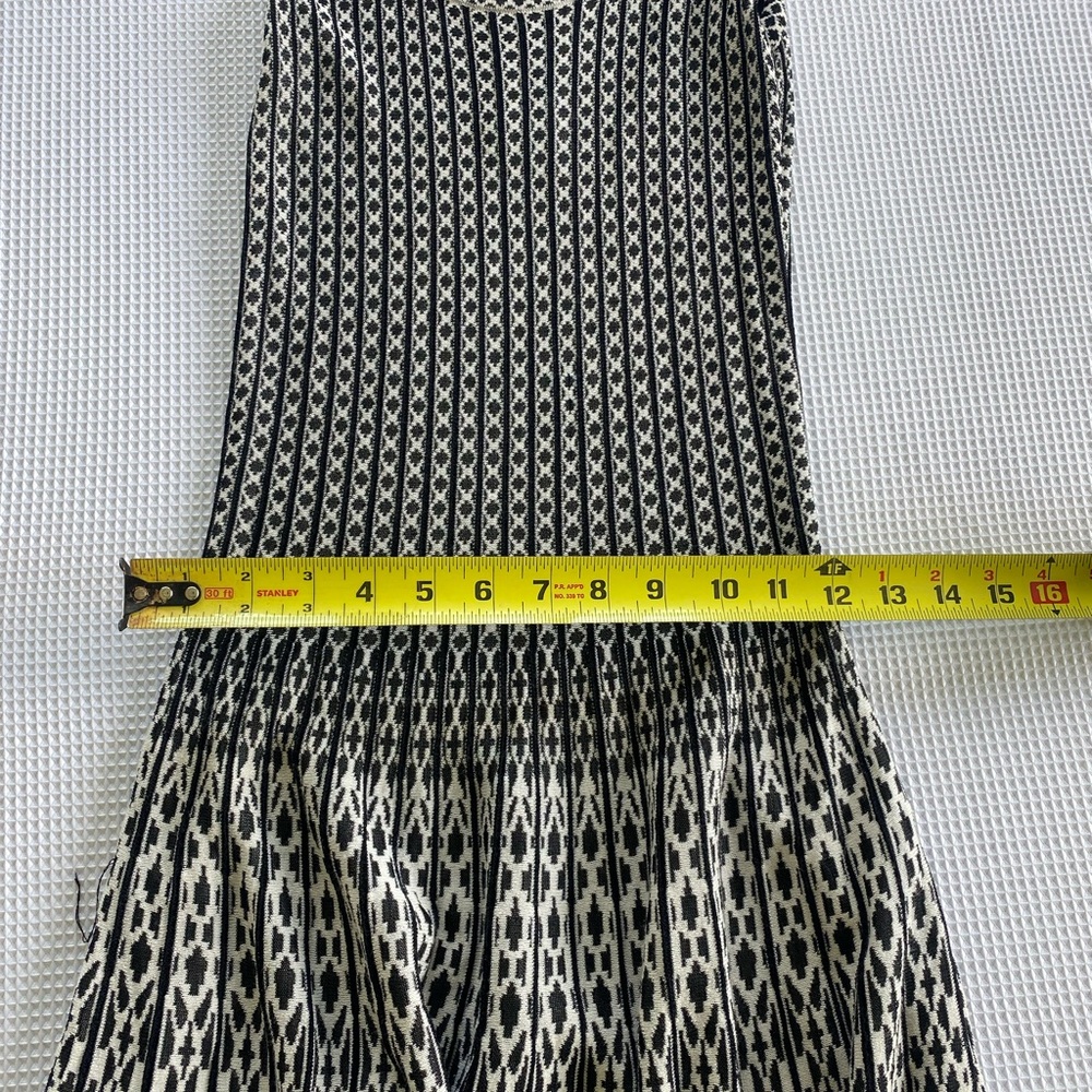 NIC+ZOE Black and White Geometric Maxi Dress - Picture 4 of 6